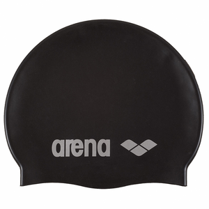 Arena Classic Silicone Junior Cap Black