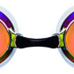 Arena Tracks Mirror Schwimmbrille Weiß