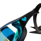 Arena Cobra Edge Swipe Mirror Racing-Aqua/Schwarz
