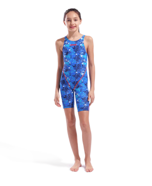 Arena Powerskin ST Next Junior Dievčenské závodné plavky Multicolor