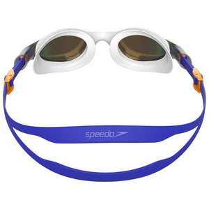 Speedo Adult Vue Mirror Goggles Gold/White