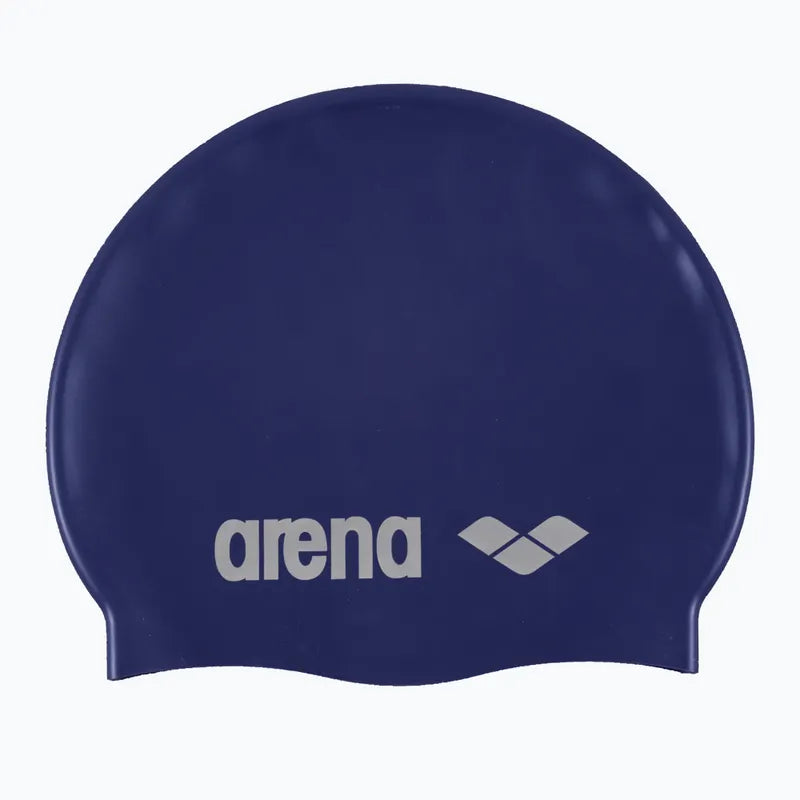 Arena Classic Silicone Cap Denim-Silver