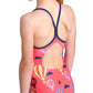 ARENA GIRLS’ BALLOONS SWIMSUIT RED (6-14rokov)