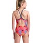 ARENA GIRLS’ BALLOONS SWIMSUIT RED (6-14rokov)
