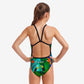 Funkita Girls Single Strap One Piece - Lost Forest