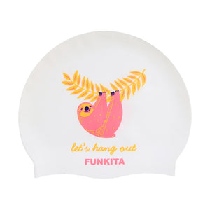 Funky Silicone Swimming Cap - Let's Hang Out