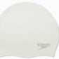 Speedo Plain Moulded Silicone Cap White