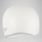 Speedo Plain Moulded Silicone Cap White