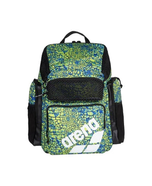 Arena One Go Backpack 45L Allover Snakeskin Green