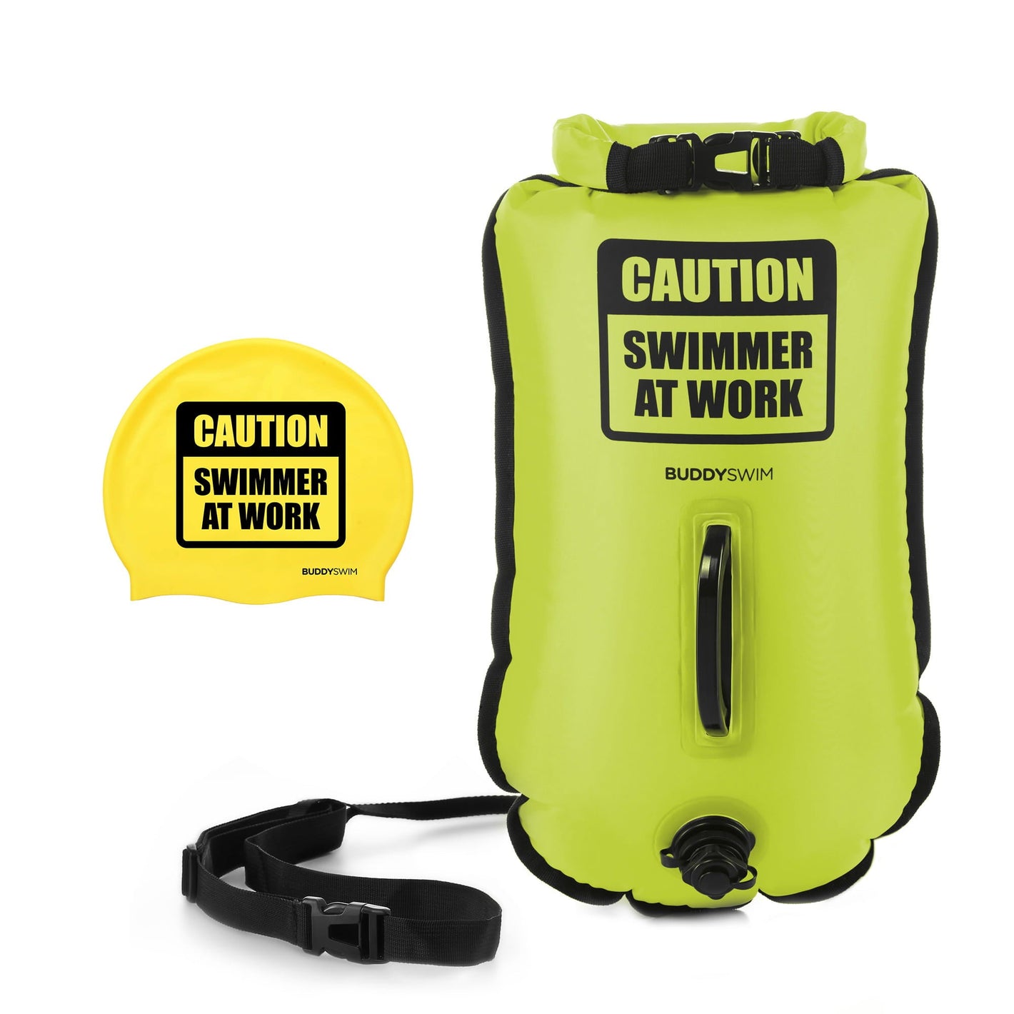 BuddySwim Drybag CSW 28lt Swim Buoy Yellow