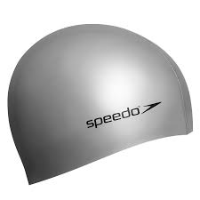 Speedo Flat Silicone Cap Grey