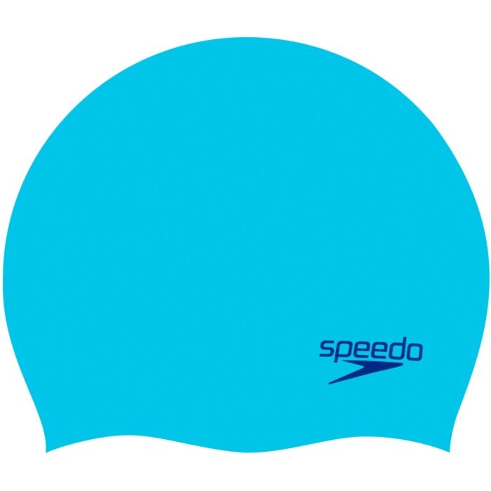 Speedo Junior Plain Moulded Silicone Cap Light-Blue (6-14 rokov)