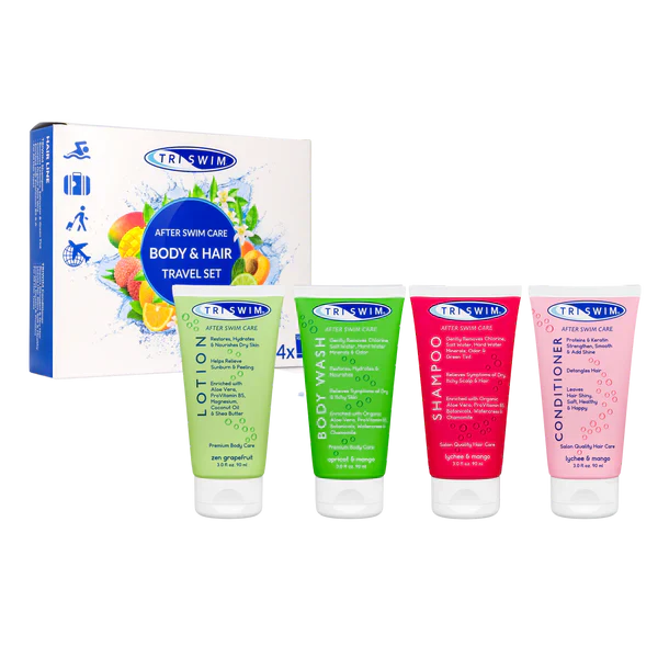 Triswim Body and Hair Travel Set (4x90 ml)