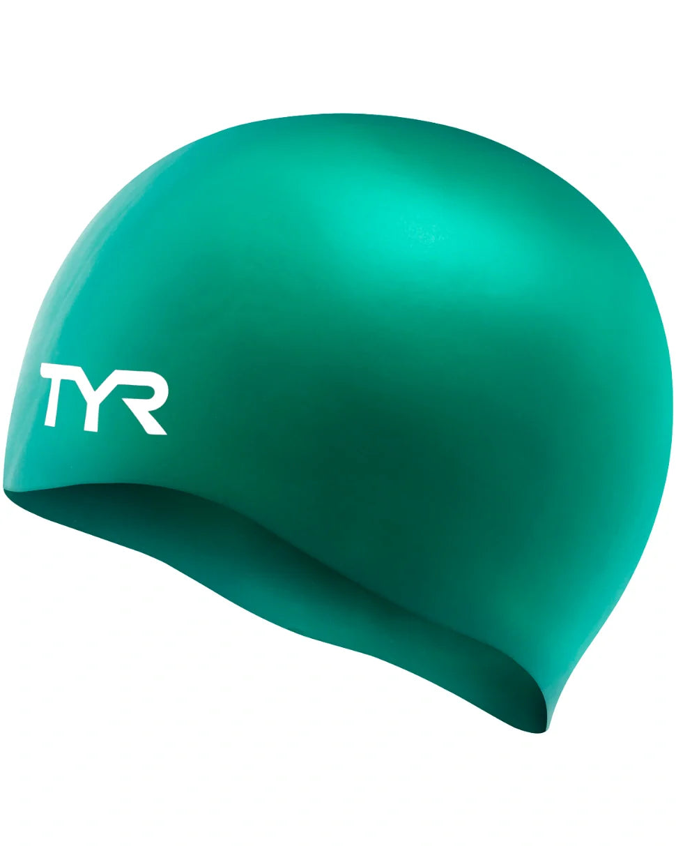 TYR Wrinkle-Free Silicone Cap Green