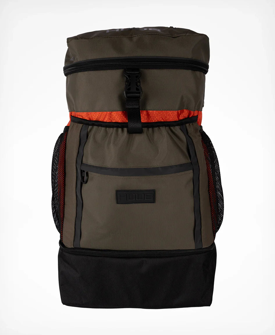 HUUB Transition II Triathlon Backpack 40L Olive/Orange
