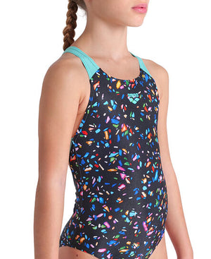 Arena Performance Girls' Confetti Swim Pro Back(6-14rokov)