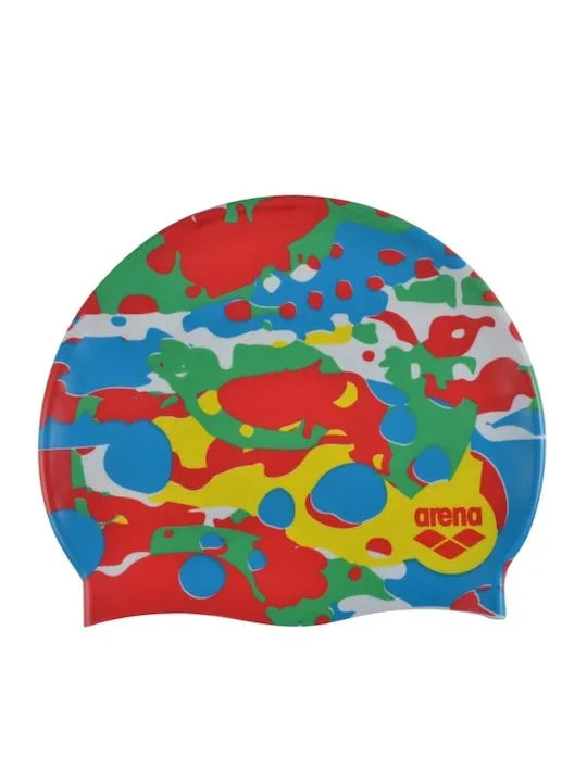 Arena Printed Silicone JR Cap Colorful
