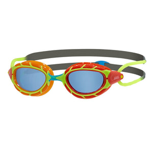 Zoggs Predator Junior Goggle Green-Red (6-14 years)