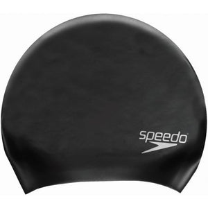 Speedo Long Hair Cap Black