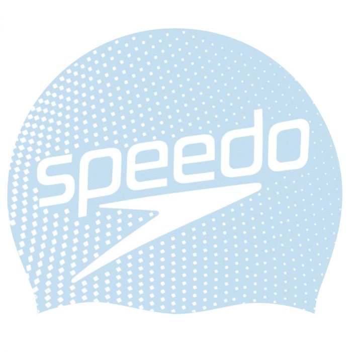 Speedo Junior Slogan Cap Blue/White (6-14 rokov)