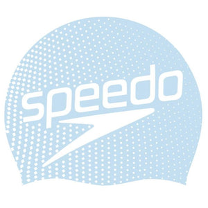 Speedo Junior Slogan Cap Blue/White (6-14 rokov)