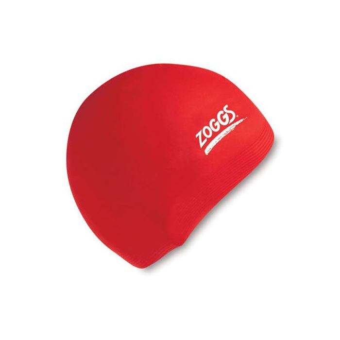 Zoggs Silicone Swim Cap Red