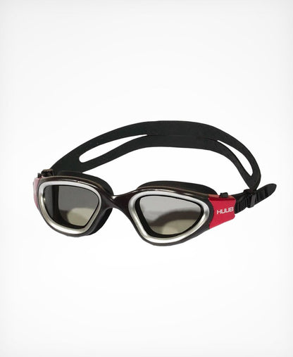 HUUB Aphotic Photochromatic Swim Goggle - Black & Red