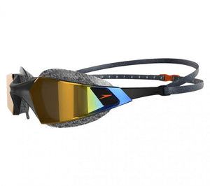 Speedo Aquapulse Pro Mirror Goggle Black-Gold