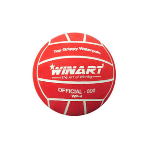 Winart Top Grippy Water Polo Ball Size 4 WP-4 Red