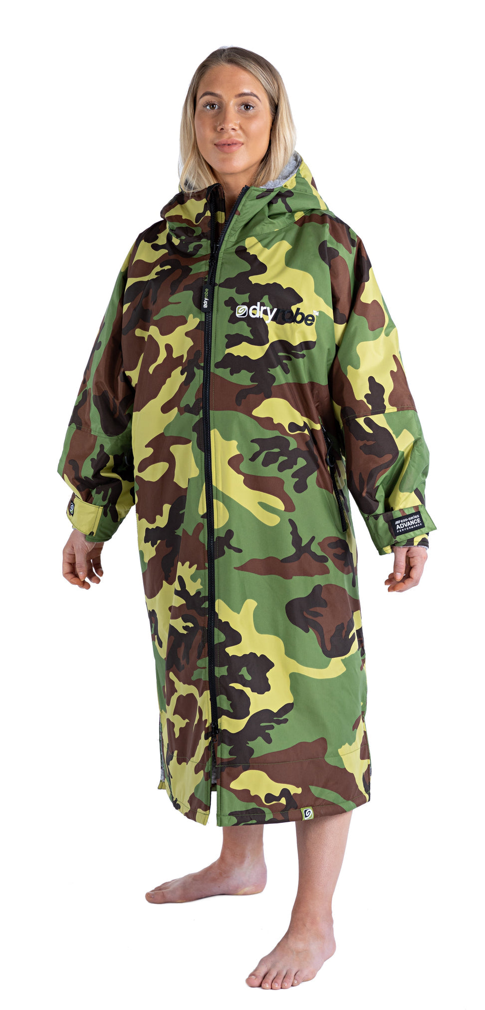 Dryrobe Advance Long Sleeve Camouflage/Grey