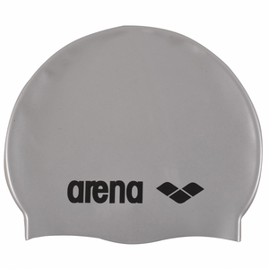 Arena Classic Silicone Cap Silver-Black