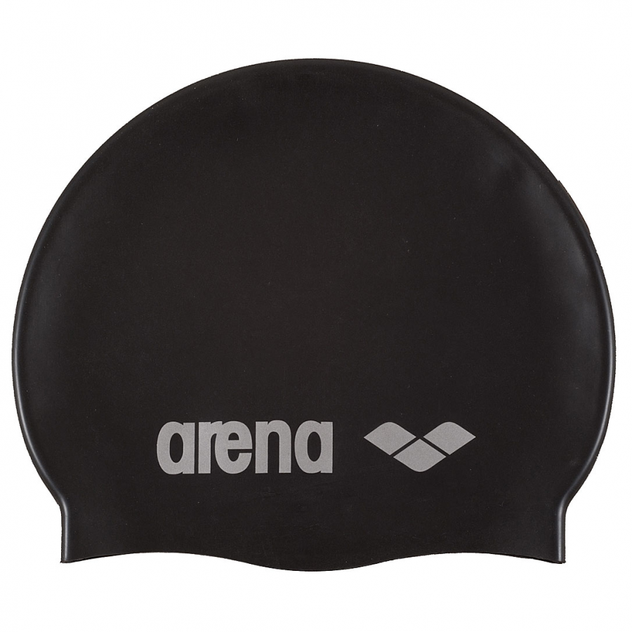 Arena Classic Silicone Junior Cap Black